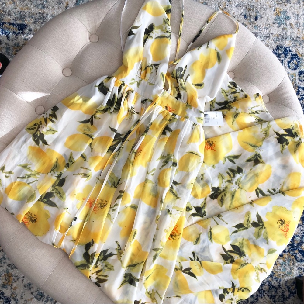 NWT Fashion Nova 🍋 Maxi Dress